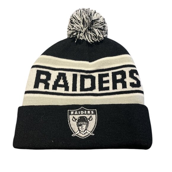 COPY - RAIDERS BUDWEISER NEW Toque Hat NFL Football Las Vegas Raiders Black - Picture 1 of 3